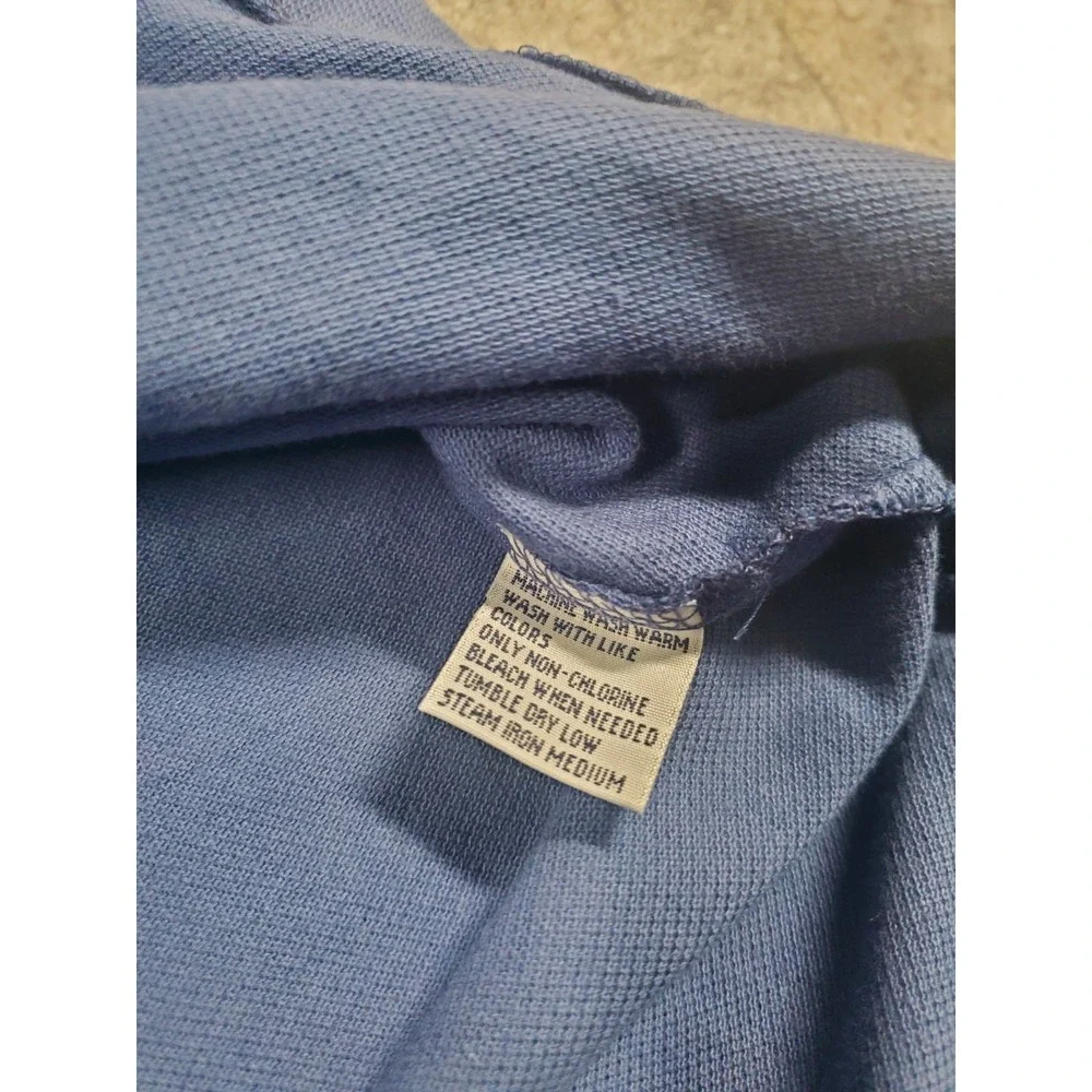 Polo Ralph Lauren Mens Classic Fit Mesh Polo Shirt Blue Size Large Golf Vacation
